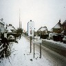 Rye sign in the Snow
